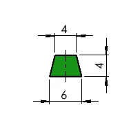 Förderbandprofil K6