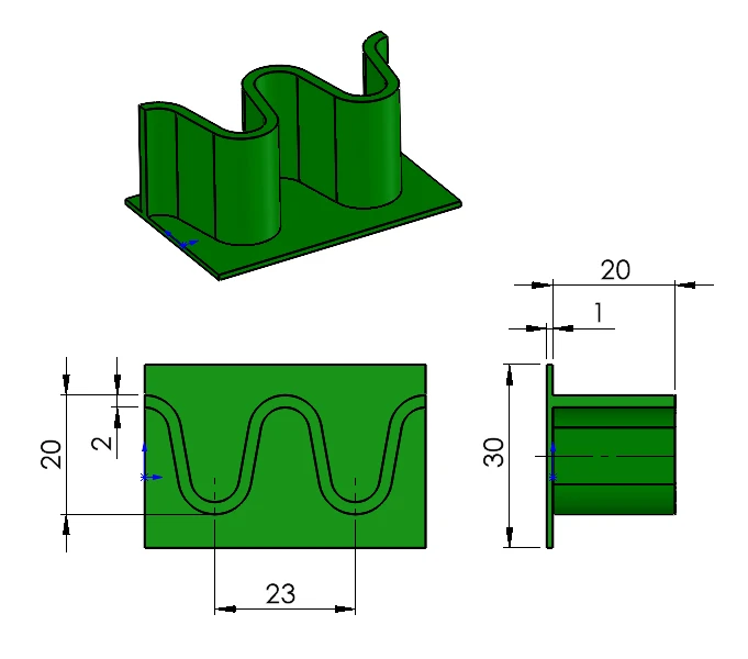 Wellenkante Compart 20