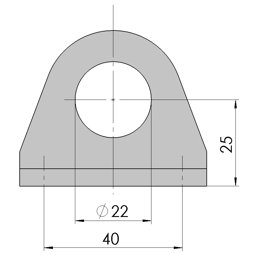 Dimensioni approssimative BW22