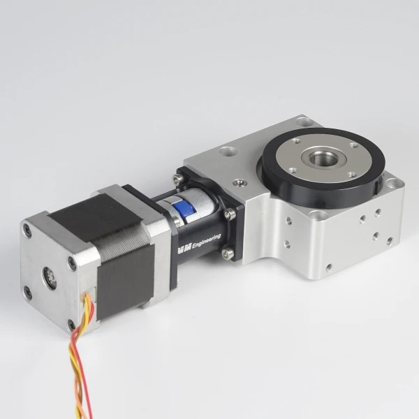 Posizionatore rotevole con motore passo-passo