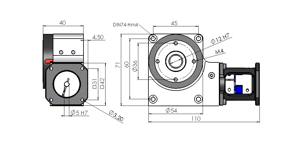Dimensioni tavolo rotante motorizzato
