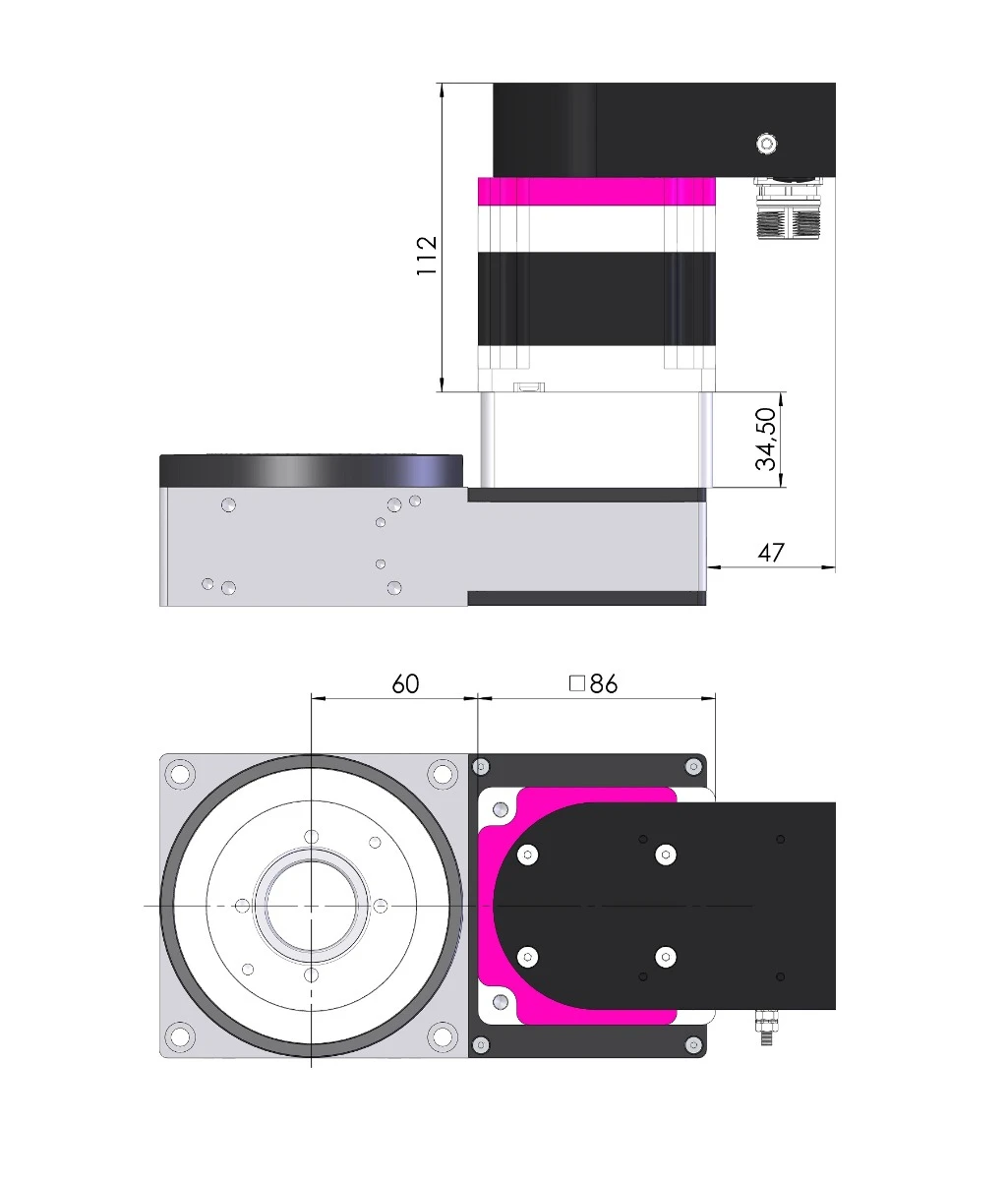 Kennlinie Nema23 mit Steuerung