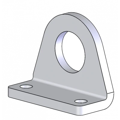 Befestigungswinkel Ø22mm
