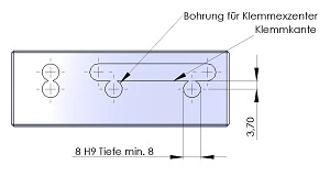 Bearbeitungshinweis Klemmexzenter
