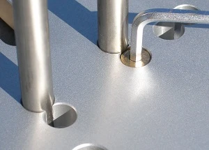 Fixieren von Stangen mit Klemmexzenter