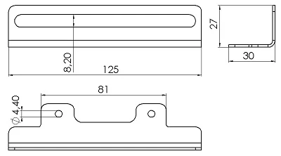 Sensorhalter SH3012 Massblatt