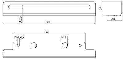 Sensorhalter SH7512 Massblatt